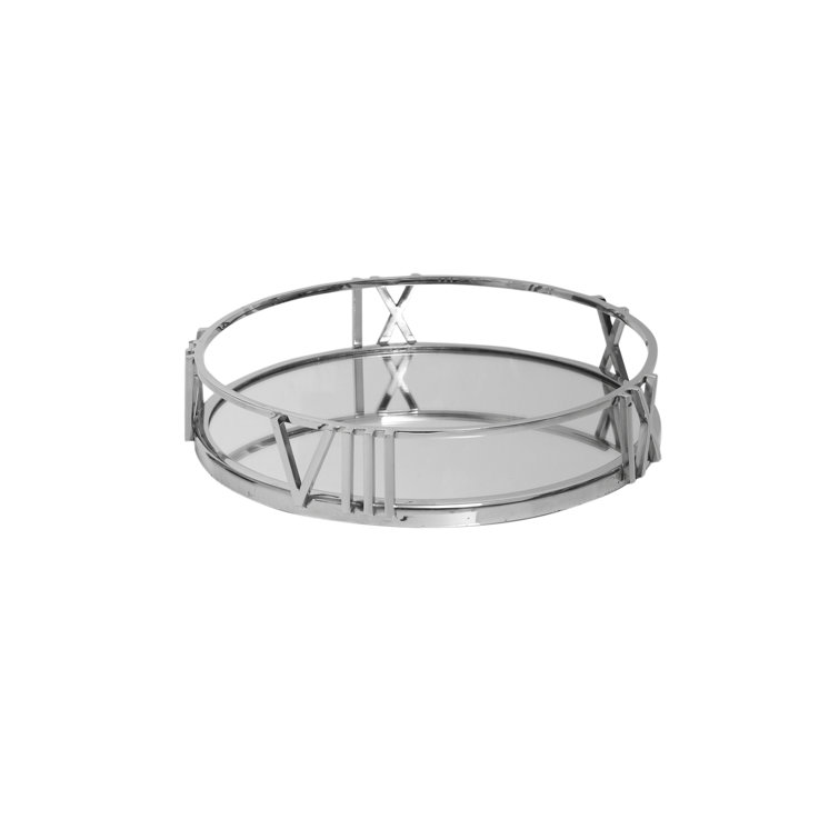Mirrored tabletop tray discount
